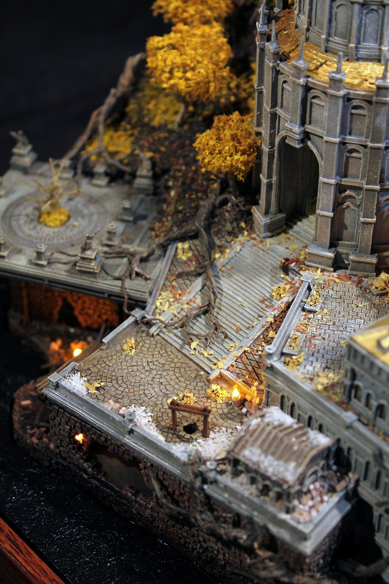 大佬製作《艾爾登法環》微縮版「王城羅德爾」：手工帝！