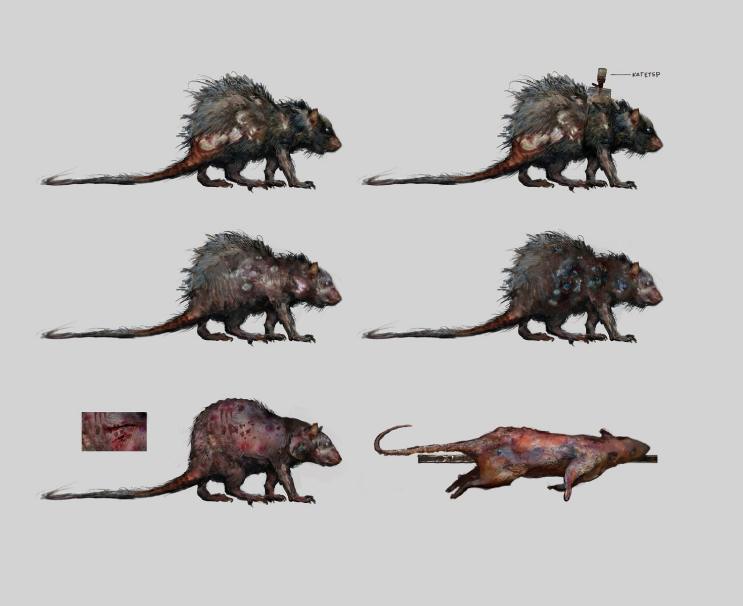 《潛行者2》怪物概念藝術圖泄露 凶神惡煞面目可怖! 《潛行者2》怪物概念藝術圖泄露 凶神惡煞面目可怖!