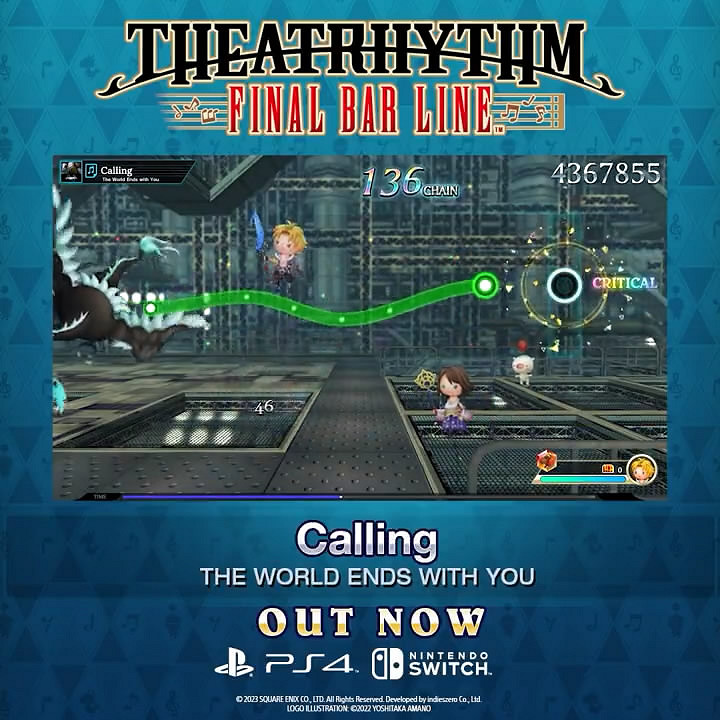 《最終幻想：節奏劇場》DLC預告片公布！追加新曲目