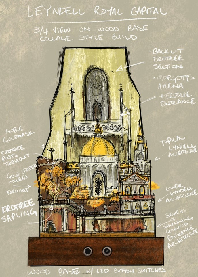 大佬製作《艾爾登法環》微縮版「王城羅德爾」：手工帝！