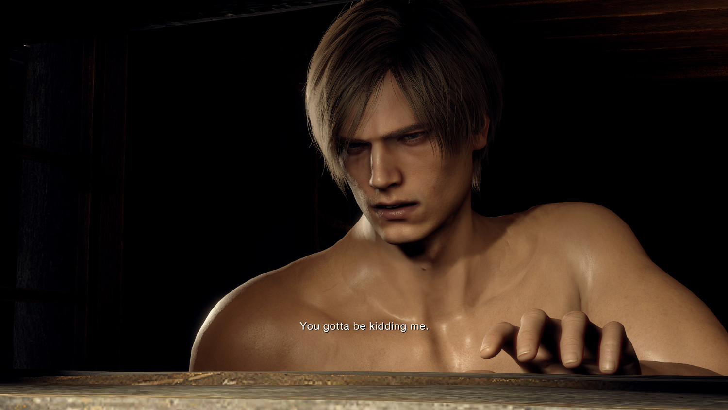 真的“三光”！《惡靈古堡4：重製版》裡昂裸身Mod