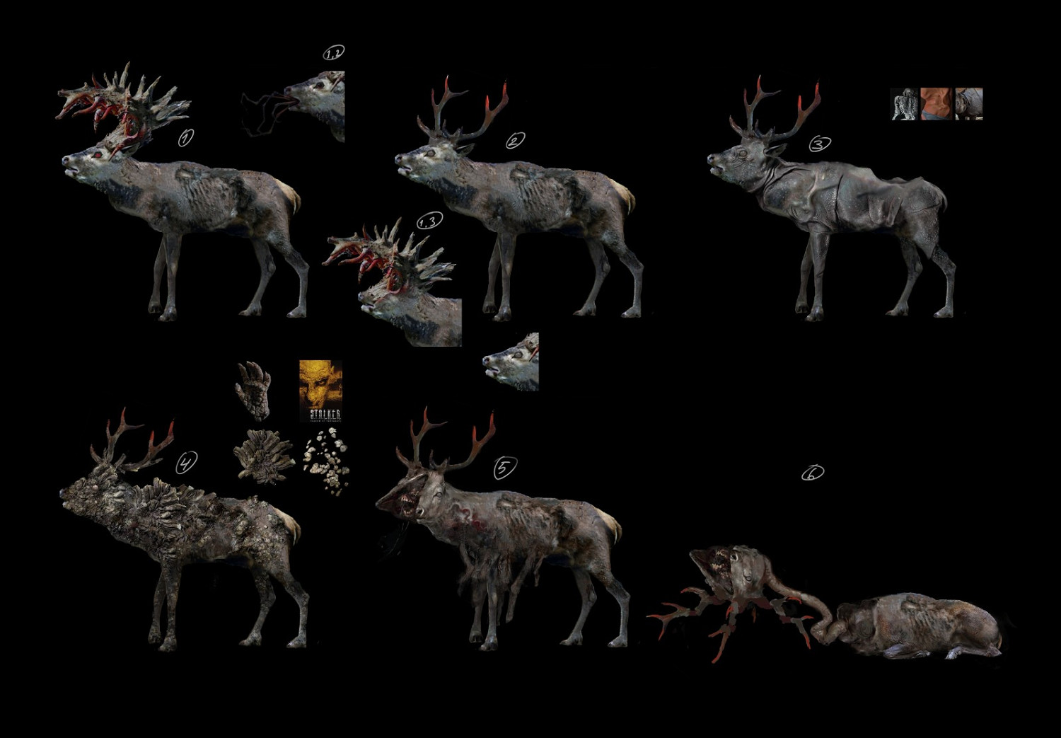 《潛行者2》怪物概念藝術圖泄露 凶神惡煞面目可怖! 《潛行者2》怪物概念藝術圖泄露 凶神惡煞面目可怖!