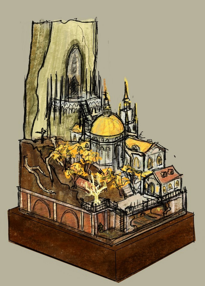 大佬製作《艾爾登法環》微縮版「王城羅德爾」：手工帝！