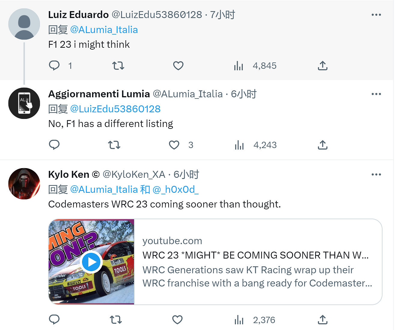 EA將來有可能公布一個新的競速遊戲