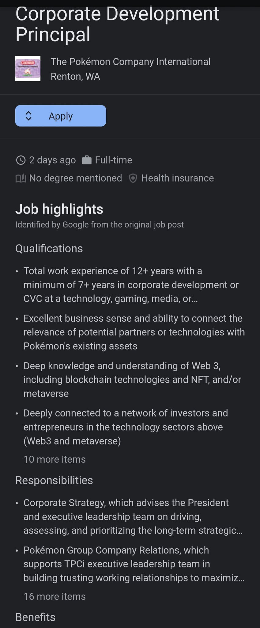 寶可夢進軍Web3？TPC正招聘區塊鏈、NFT、元宇宙人才