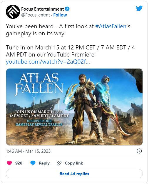 奇幻ARPG《塵封大陸》官宣今晚7點公布首部試玩預告片