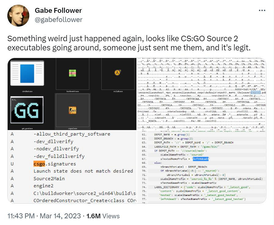 後天起源2！&quot;cs2.exe&quot;相關訊息已在Steam後台曝光！