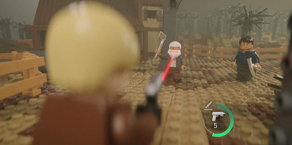 老少皆宜的惡靈古堡 動畫師製作《生化4》樂高短片！