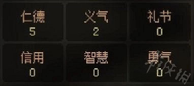 《大俠立誌傳》品格效果一覽 品格有什麽影響？