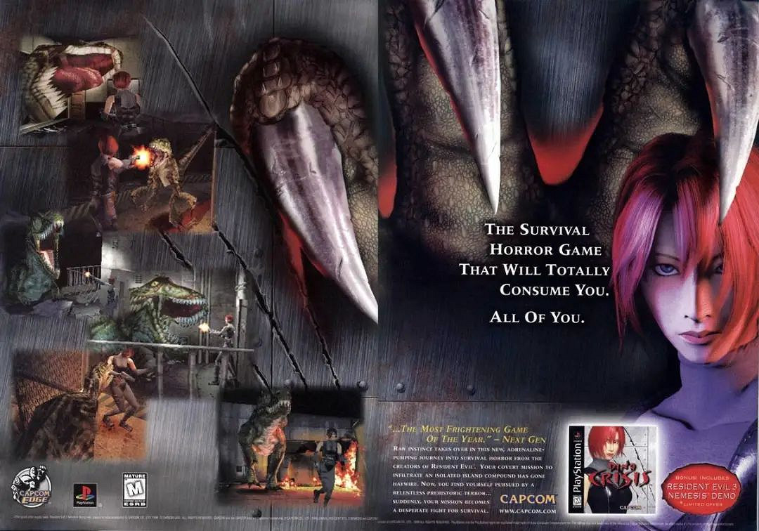 美女與野獸的生死對決!卡普空被遺忘的《恐龍危機》 美女與野獸的生死對決!卡普空被遺忘的《恐龍危機》