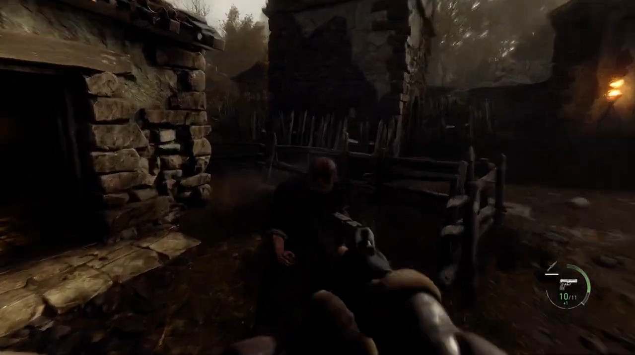 效果非常不錯！《惡靈古堡4：重製版》第一人稱MOD