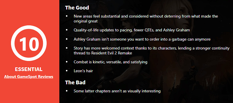 《惡靈古堡4：重製版》GS10分 阿什莉不再是&quot;礙事莉&quot;