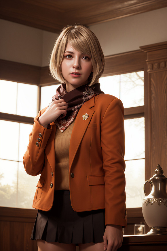 比Mod搶先一步!貼吧大神分享《生化4》阿什莉AI美圖 比Mod搶先一步!貼吧大神分享《生化4》阿什莉AI美圖