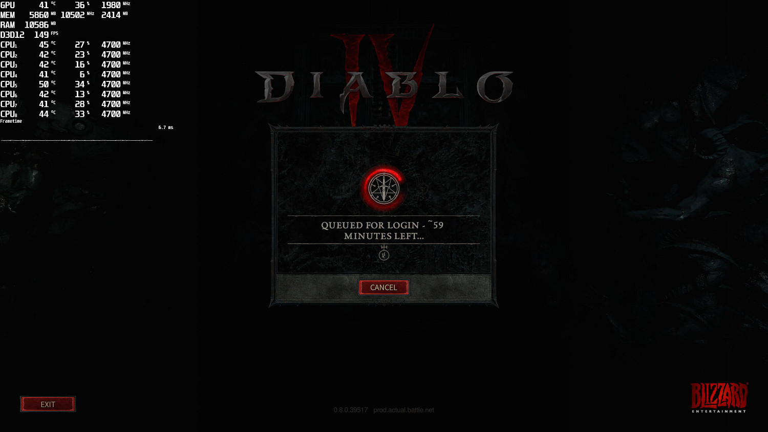 《暗黑4》開測出現長時間排隊問題！官方就此發布公告