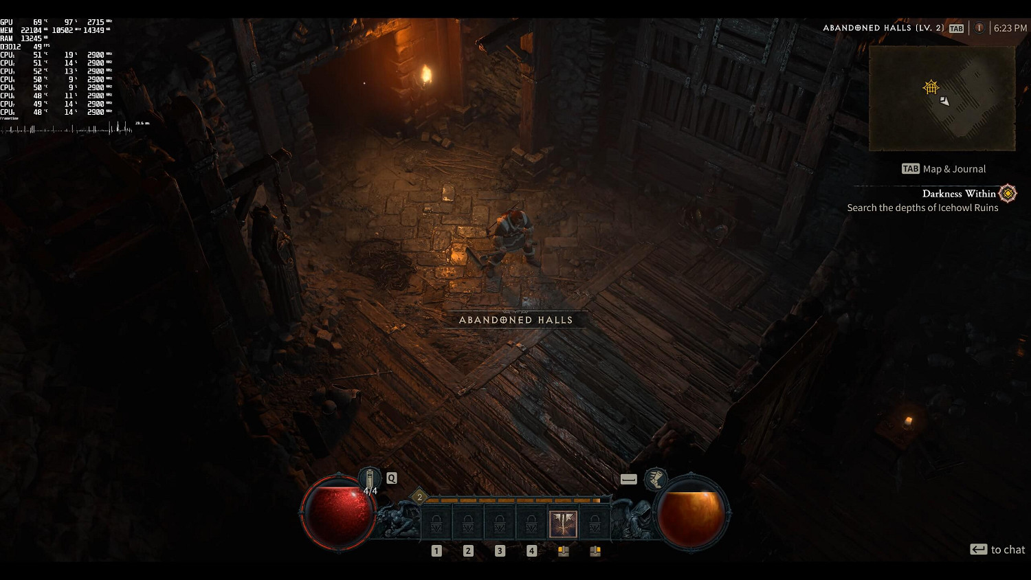 《暗黑4》搶先體驗RTX4090評測：8K下依然流暢遊戲！