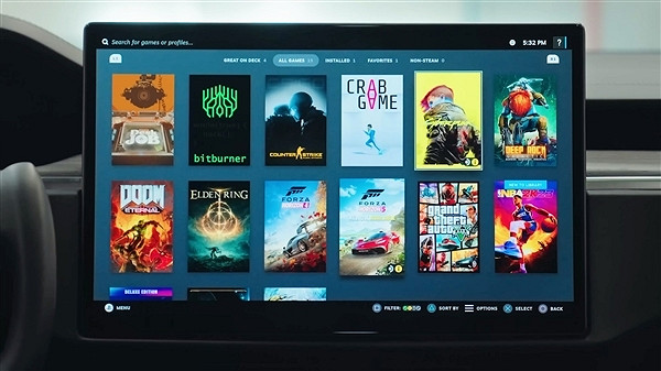 我買車就為了玩遊戲！特斯拉Model X運行《末日之戰》