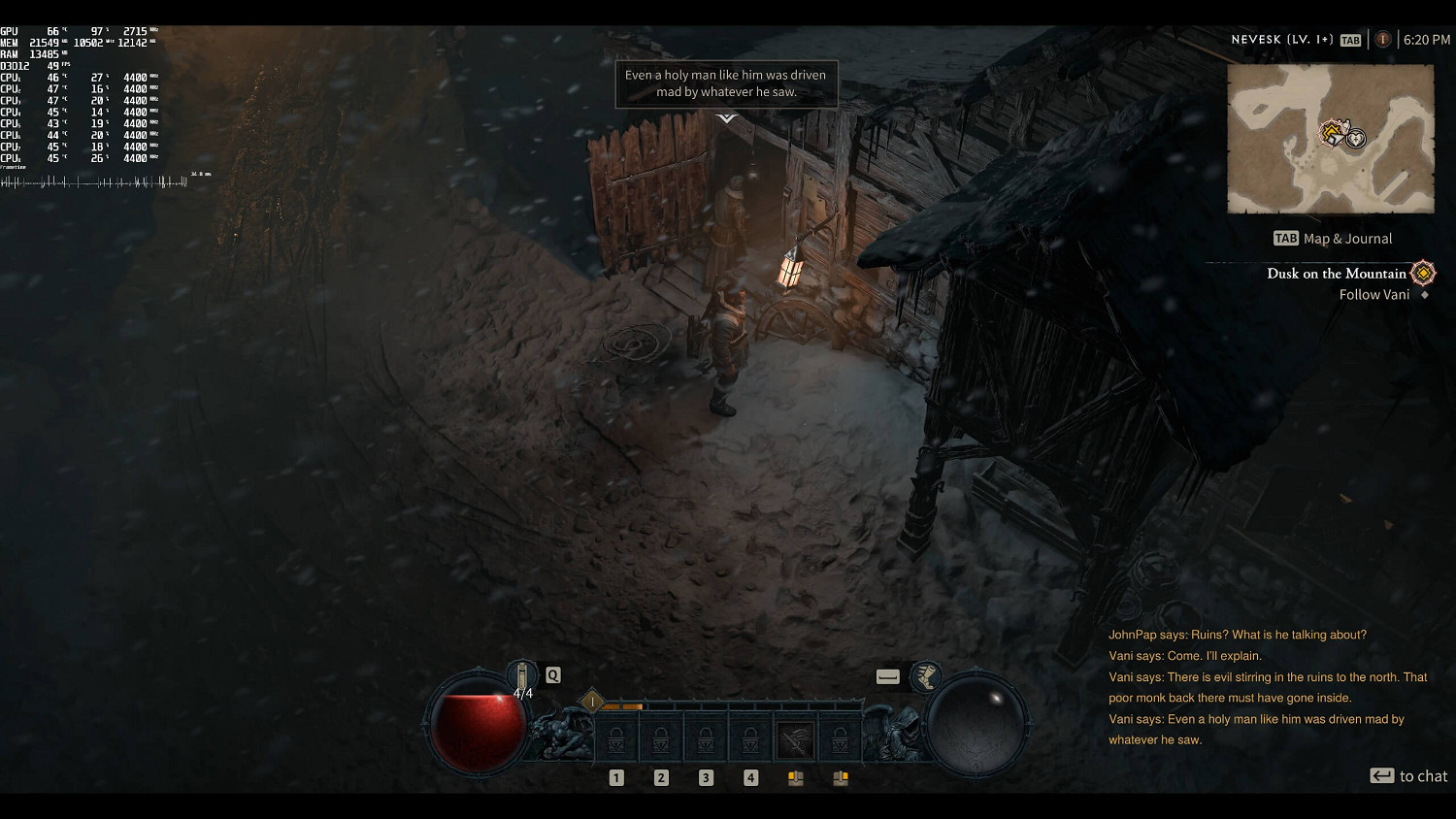 《暗黑4》搶先體驗RTX4090評測：8K下依然流暢遊戲！