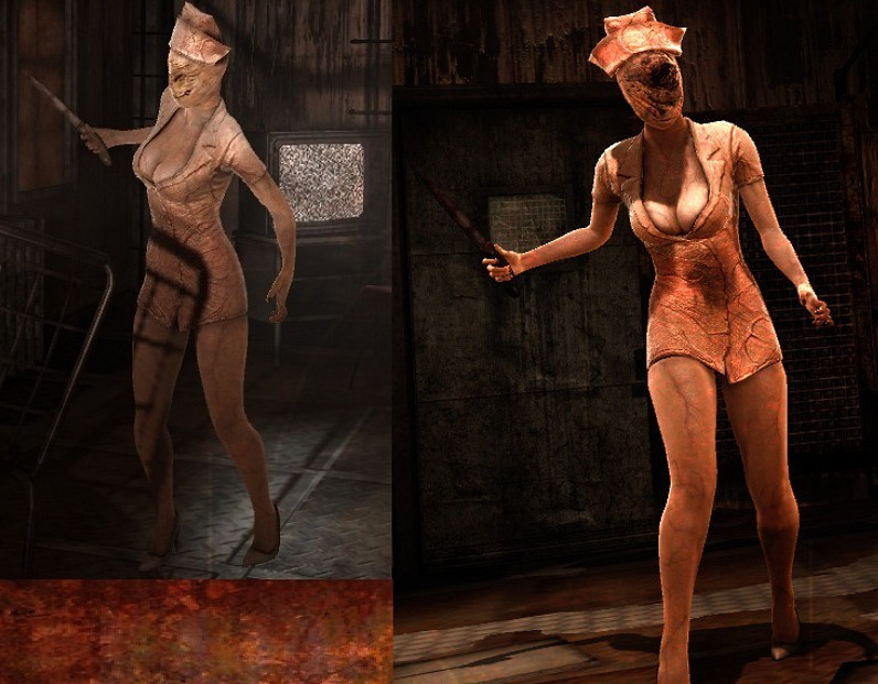 《沉默之丘2RE》給護士穿上黑絲是因為原版“漏肉太多” 《沉默之丘2RE》給護士穿上黑絲是因為原版“漏肉太多”