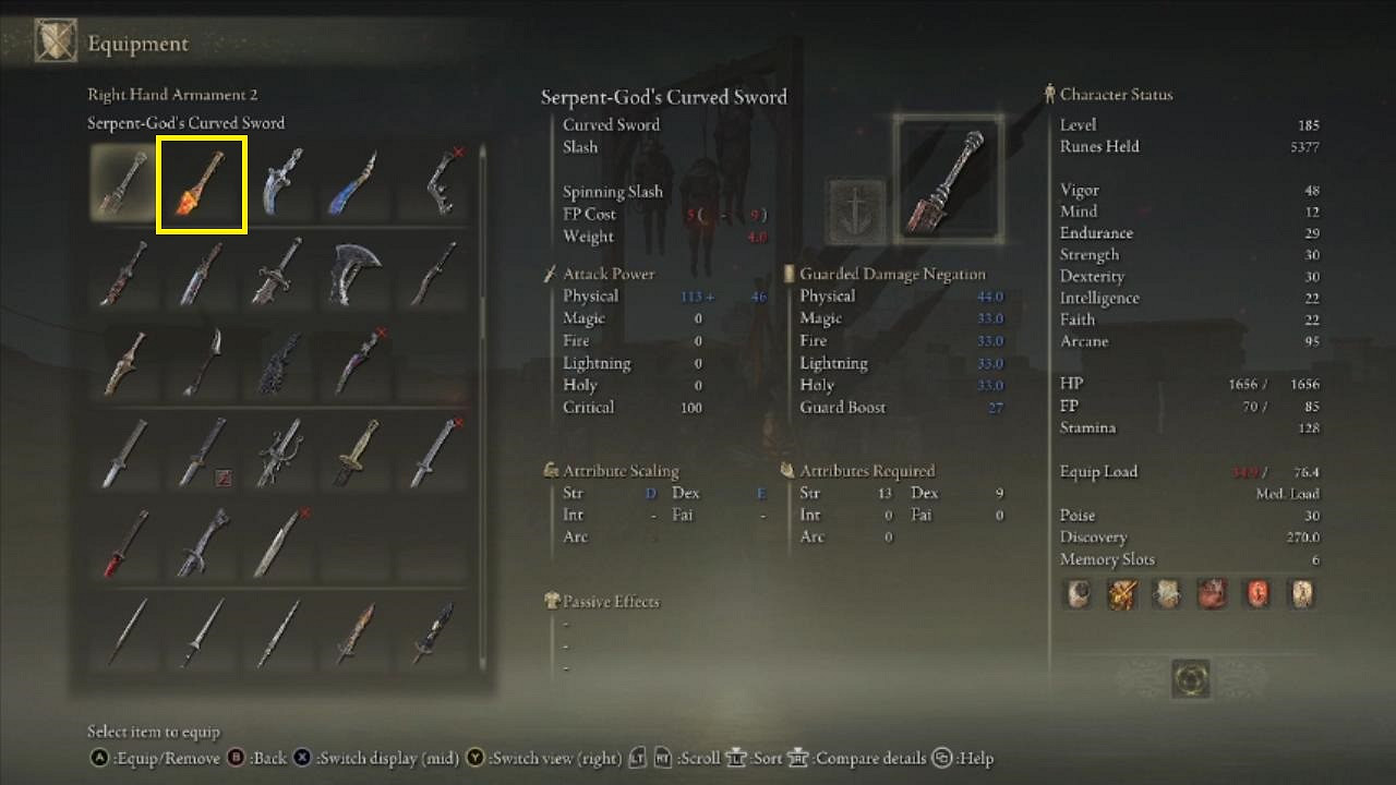 玩家花費56小時集齊《艾爾登法環》中的全部武器! 玩家花費56小時集齊《艾爾登法環》中的全部武器!