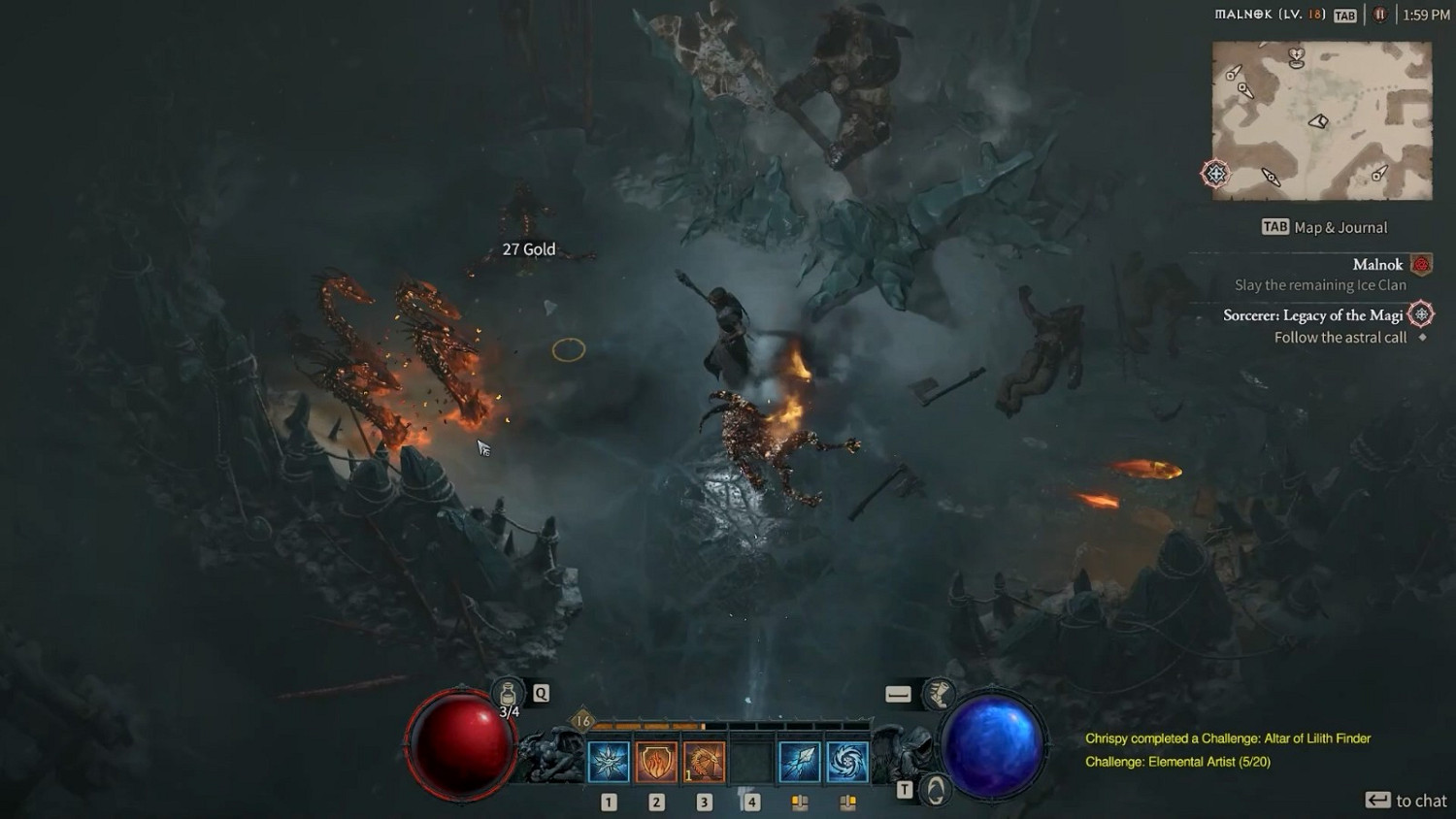 《暗黑破壞神4》BETA公測17分鐘開頭遊玩影片