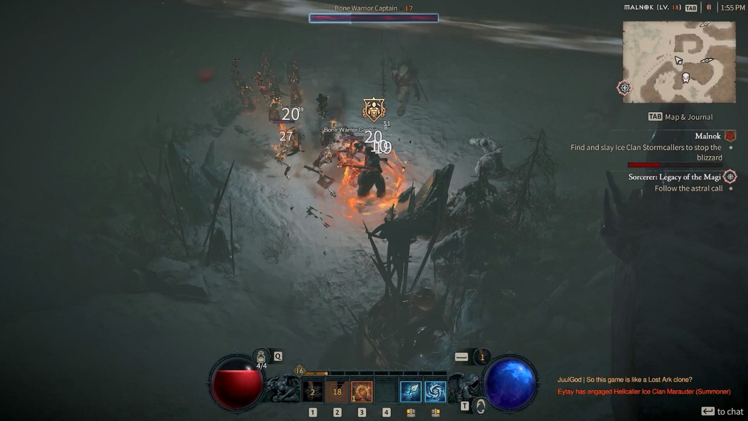 《暗黑破壞神4》BETA公測17分鐘開頭遊玩影片