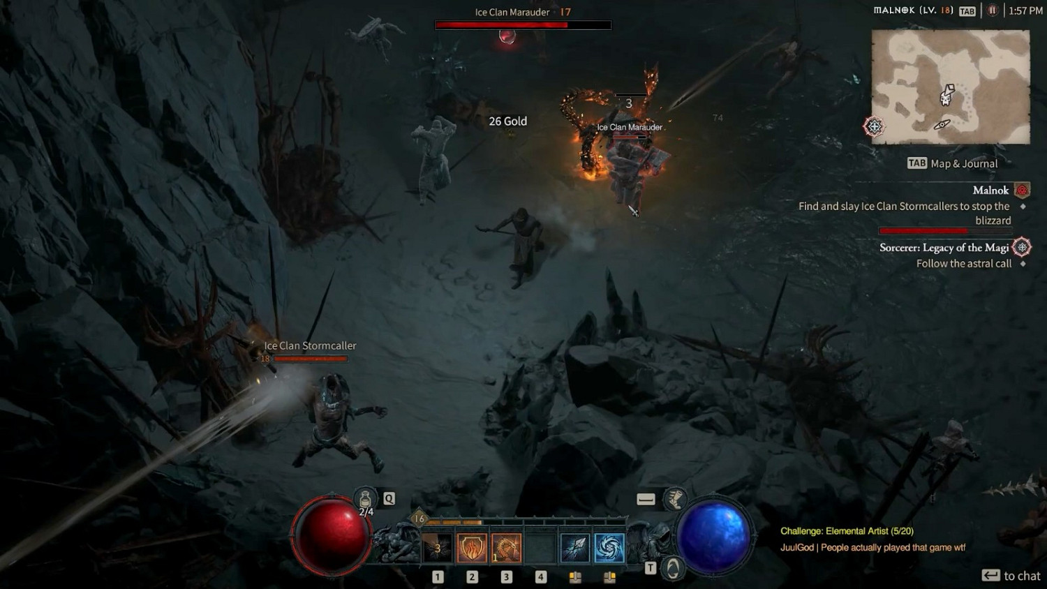 《暗黑破壞神4》BETA公測17分鐘開頭遊玩影片