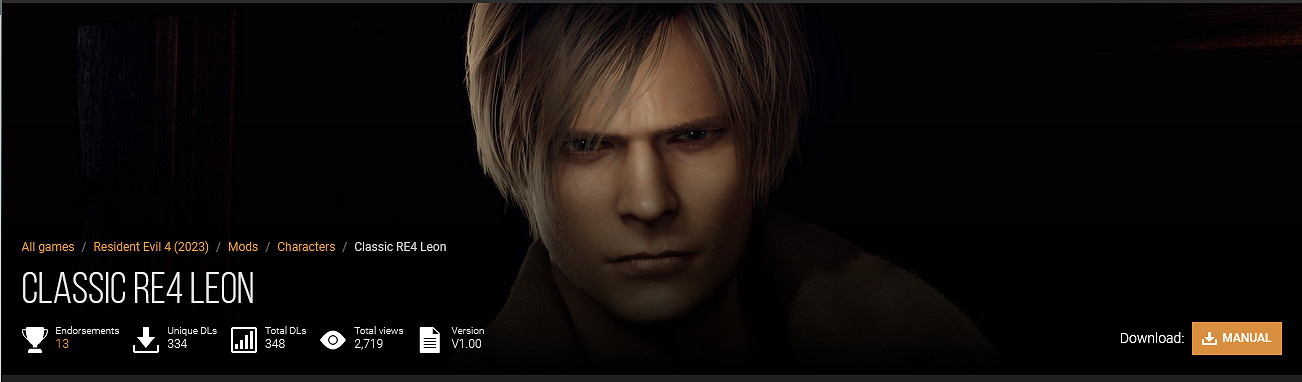 冷飯更加原味!《惡靈古堡4重製版》原版裡昂模型Mod 冷飯更加原味!《惡靈古堡4重製版》原版裡昂模型Mod