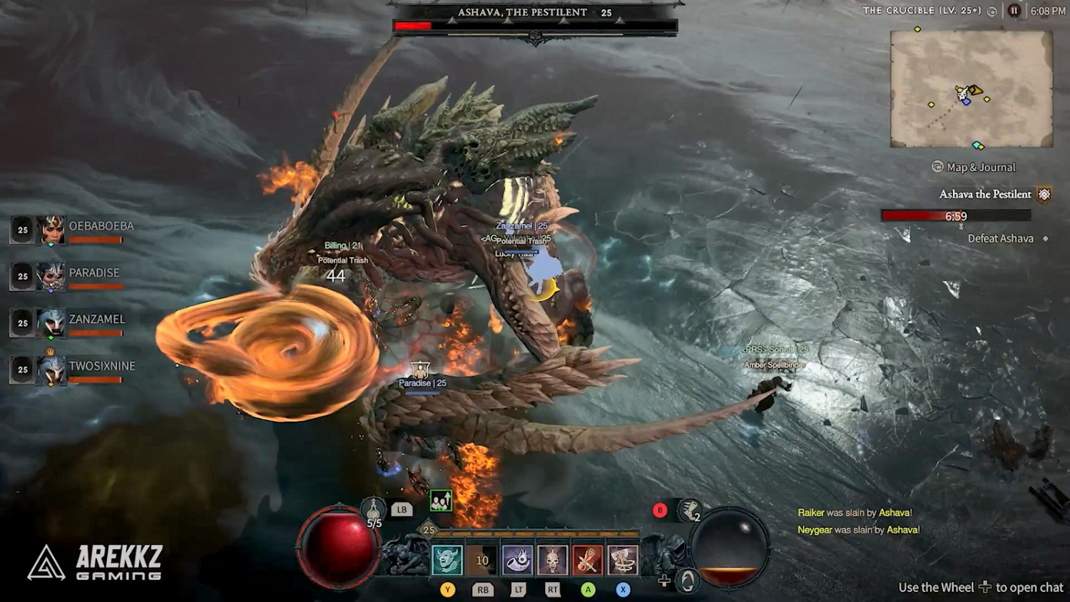 《暗黑破壞神4》BETA 10鍾影片:組隊大戰世界Boss 《暗黑破壞神4》BETA 10鍾影片:組隊大戰世界Boss