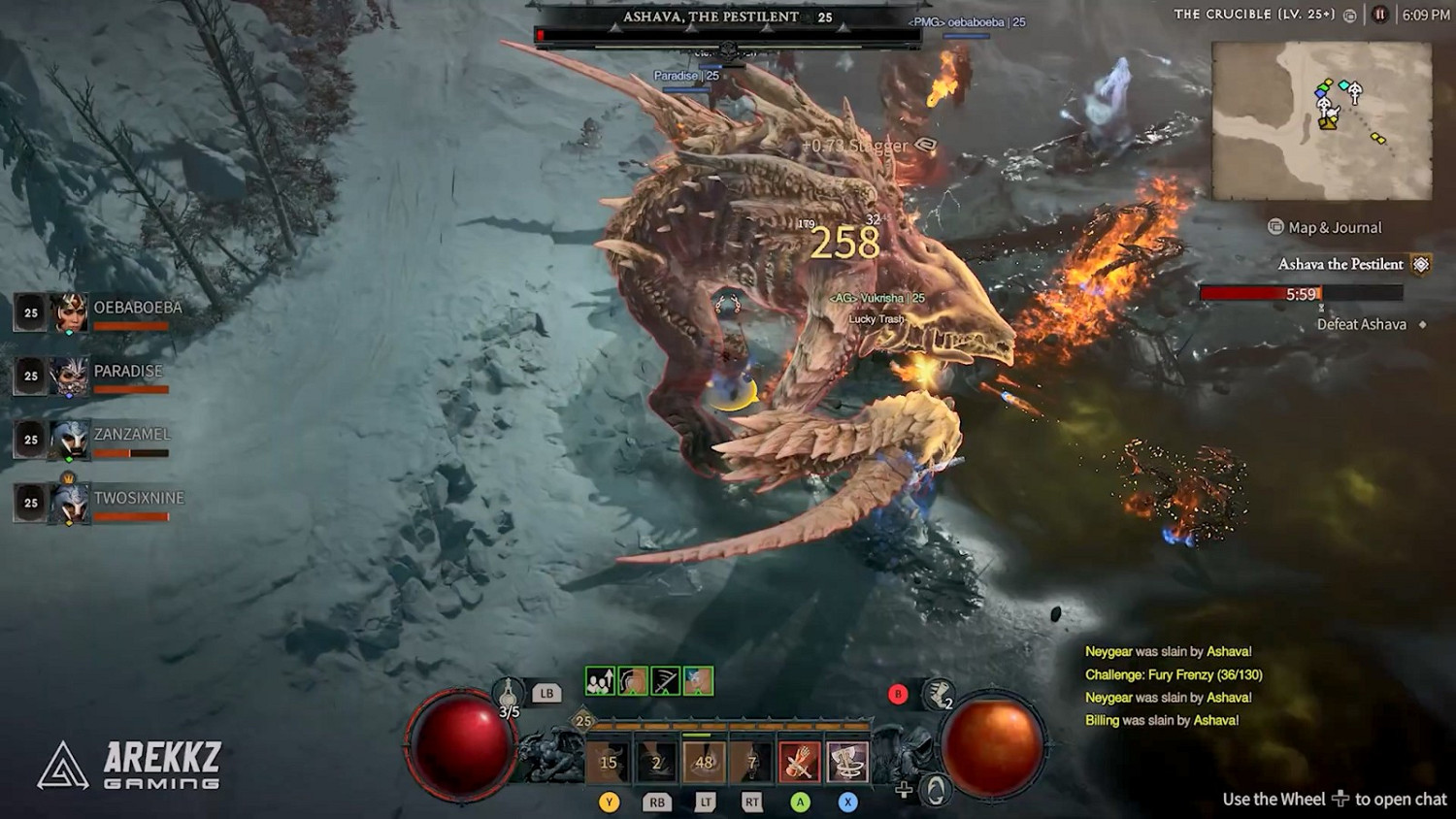 《暗黑破壞神4》BETA 10鍾影片:組隊大戰世界Boss 《暗黑破壞神4》BETA 10鍾影片:組隊大戰世界Boss