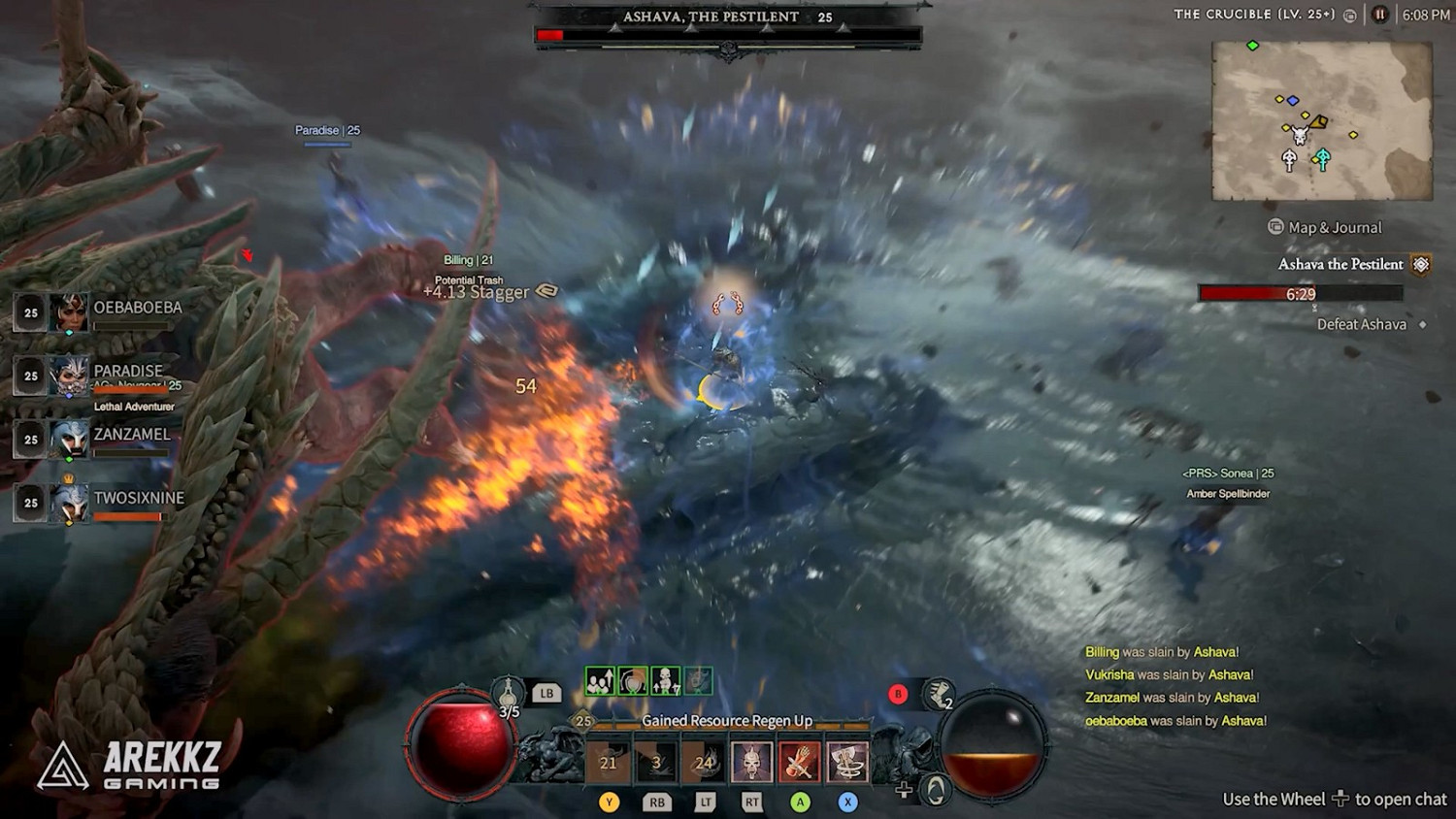 《暗黑破壞神4》BETA 10鍾影片:組隊大戰世界Boss 《暗黑破壞神4》BETA 10鍾影片:組隊大戰世界Boss