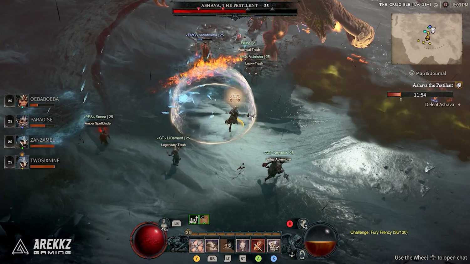 《暗黑破壞神4》BETA 10鍾影片:組隊大戰世界Boss 《暗黑破壞神4》BETA 10鍾影片:組隊大戰世界Boss