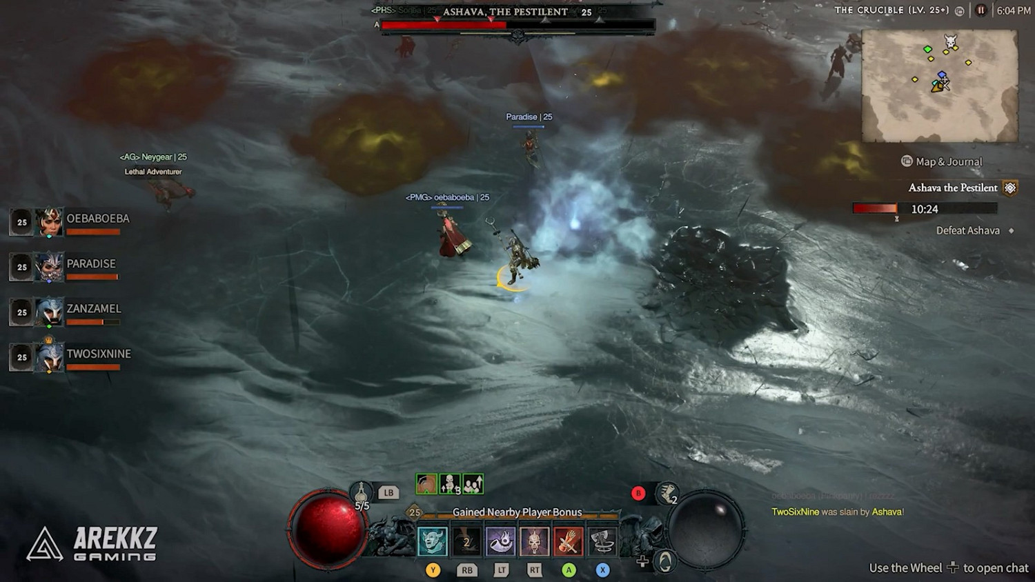 《暗黑破壞神4》BETA 10鍾影片:組隊大戰世界Boss 《暗黑破壞神4》BETA 10鍾影片:組隊大戰世界Boss