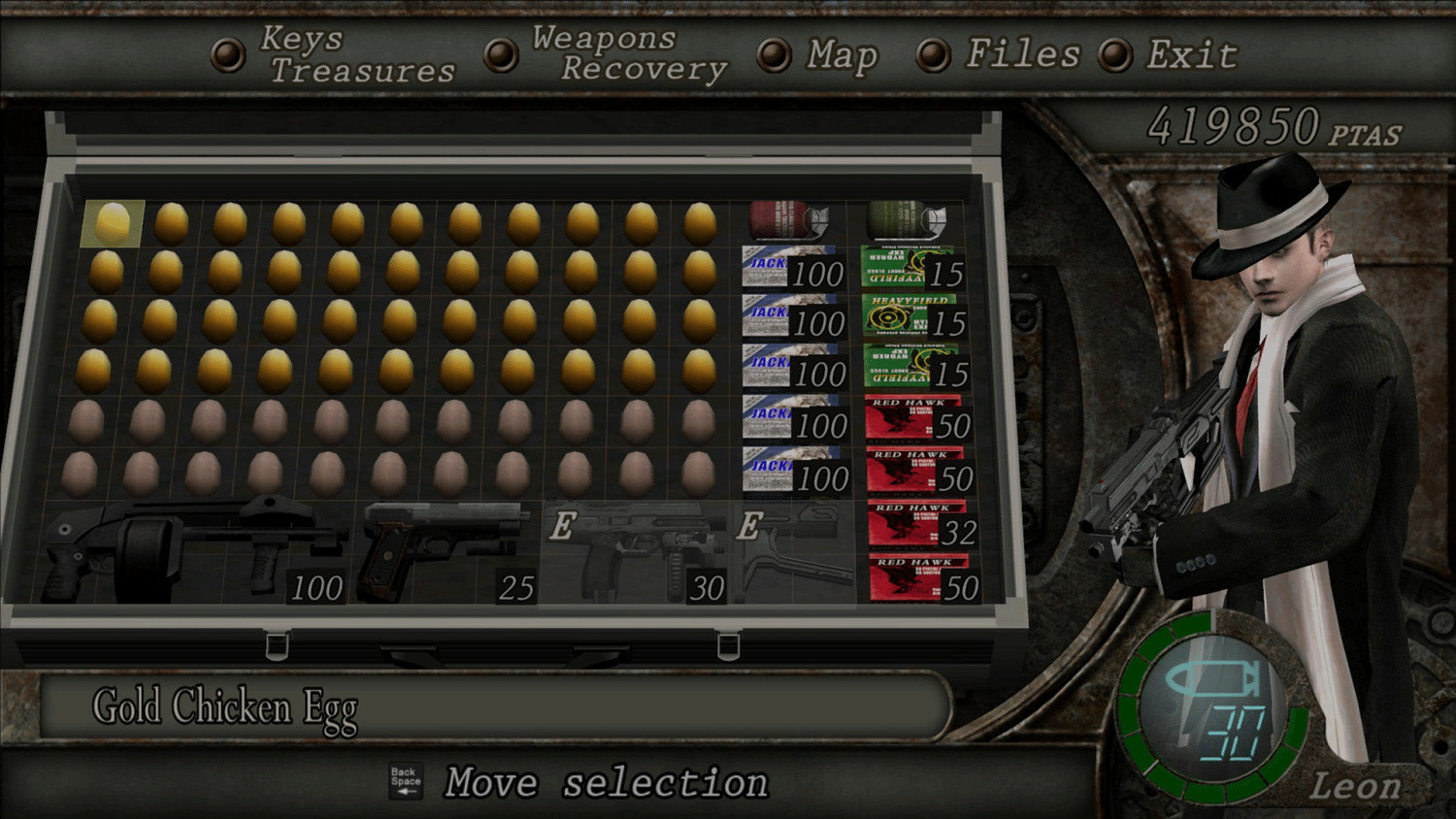 《生化4:重製版》官方發倉庫整理圖 強迫症玩家哭了 《生化4:重製版》官方發倉庫整理圖 強迫症玩家哭了