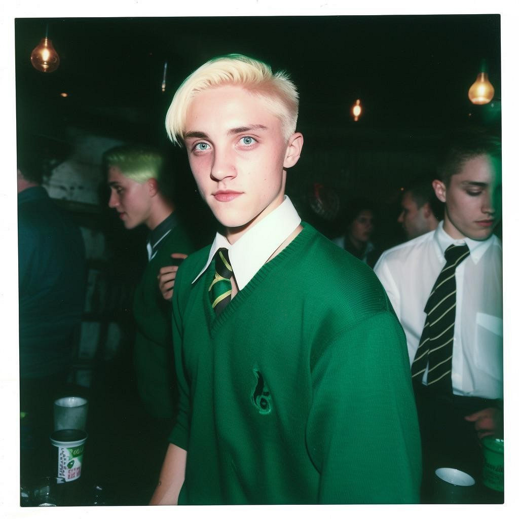 AI生成霍格華茲魔法派對：海格打碟，戴墨鏡的石內卜！