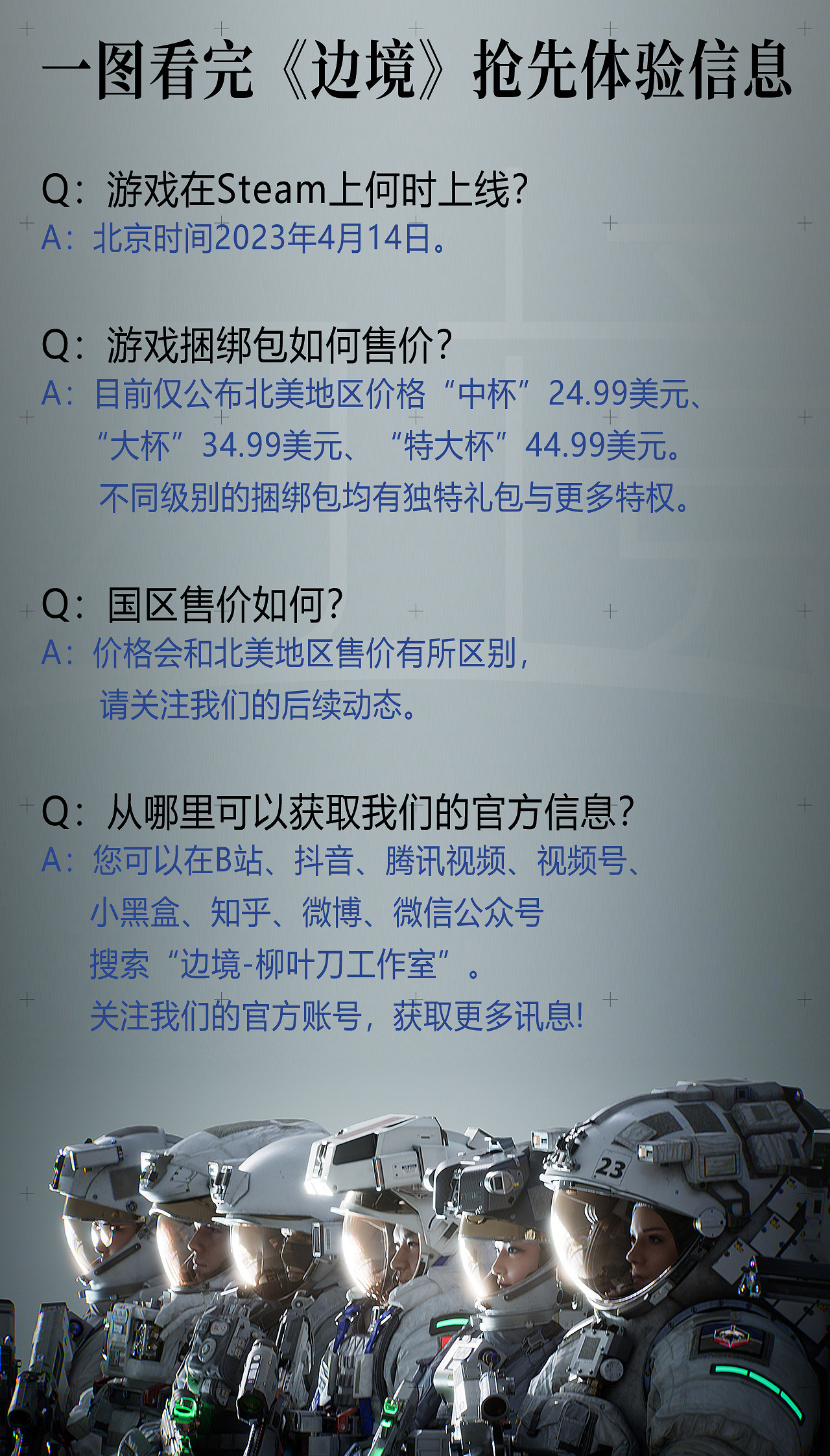 定檔4月！中國大陸研發太空FPS《邊境》搶先體驗時間確定