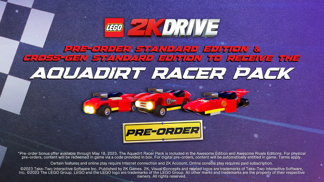 還能飛上天！《樂高2K賽車》首支宣傳片公開 5月發售