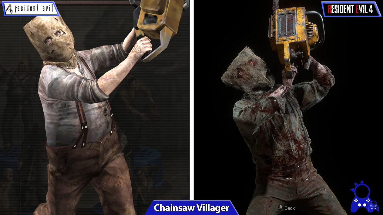 高清王阿姨!《惡靈古堡4:重製版》與原版角色建模對比 高清王阿姨!《惡靈古堡4:重製版》與原版角色建模對比