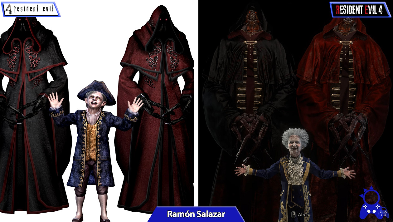 高清王阿姨!《惡靈古堡4:重製版》與原版角色建模對比 高清王阿姨!《惡靈古堡4:重製版》與原版角色建模對比