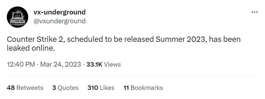 《CS2》B測版遊戲檔案泄露!可體驗單人模式新內容 《CS2》B測版遊戲檔案泄露!可體驗單人模式新內容