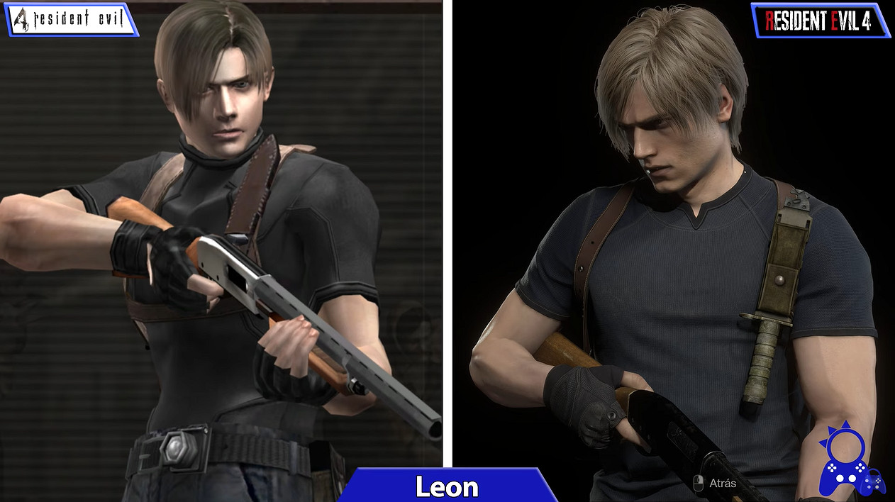 高清王阿姨!《惡靈古堡4:重製版》與原版角色建模對比 高清王阿姨!《惡靈古堡4:重製版》與原版角色建模對比