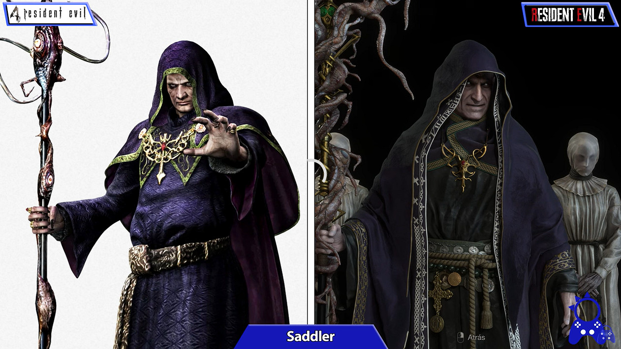 高清王阿姨!《惡靈古堡4:重製版》與原版角色建模對比 高清王阿姨!《惡靈古堡4:重製版》與原版角色建模對比