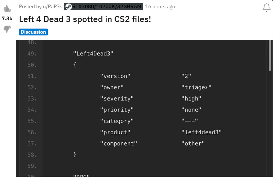 V社終於要數3?《CS2》檔案中發現《求生之路3》訊息！