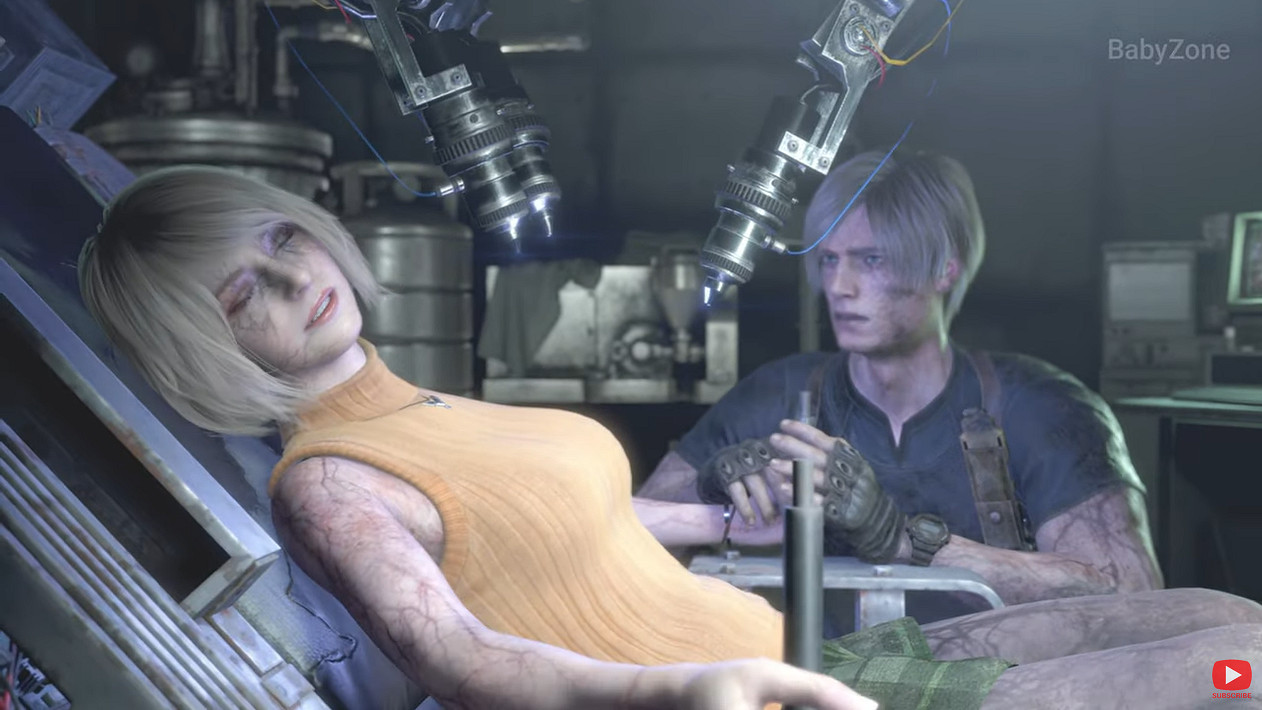 《惡靈古堡4:重製版》阿什莉出場合集純享版! 《惡靈古堡4:重製版》阿什莉出場合集純享版!