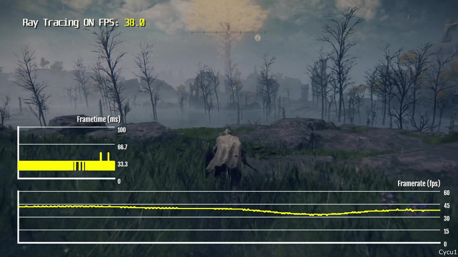 PS5《艾爾登法環》新更新檔幀數測試 光追模式僅30幀左右 PS5《艾爾登法環》新更新檔幀數測試 光追模式僅30幀左右