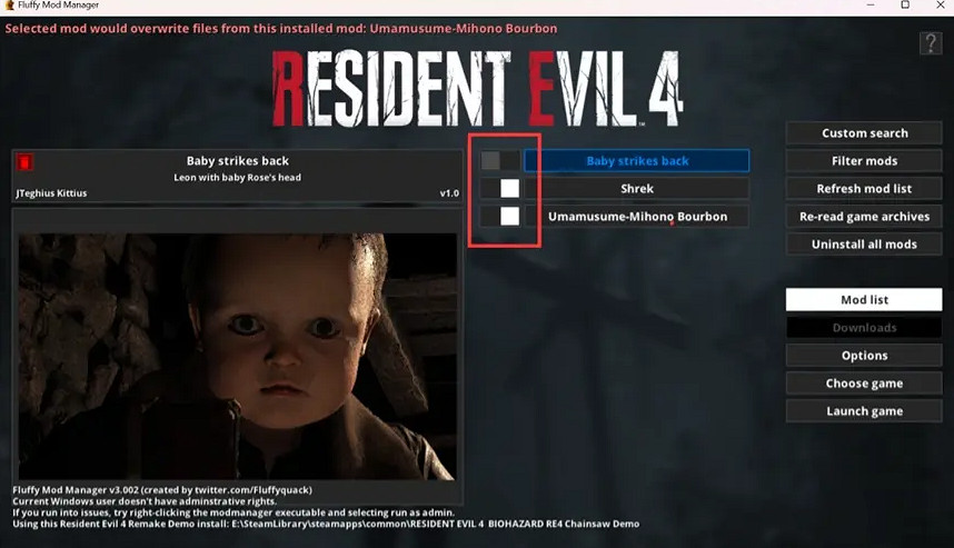 《惡靈古堡4重製版》mod怎麽裝?mod安裝教學攻略 《惡靈古堡4重製版》mod怎麽裝?mod安裝教學攻略