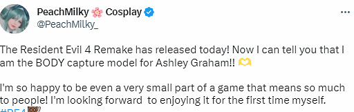 身穿黑絲超吸睛!《生化4》阿什莉動捕演員一波美圖 身穿黑絲超吸睛!《生化4》阿什莉動捕演員一波美圖