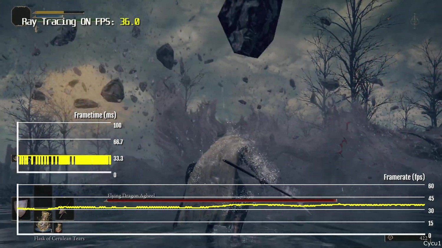 PS5《艾爾登法環》新更新檔幀數測試 光追模式僅30幀左右 PS5《艾爾登法環》新更新檔幀數測試 光追模式僅30幀左右