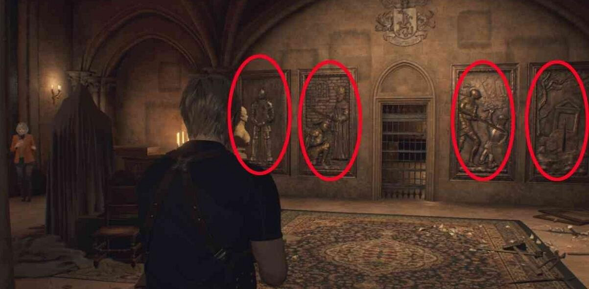 《惡靈古堡4重製版》騎士浮雕怎麽過?騎士浮雕四把劍順序分享 《惡靈古堡4重製版》騎士浮雕怎麽過?騎士浮雕四把劍順序分享