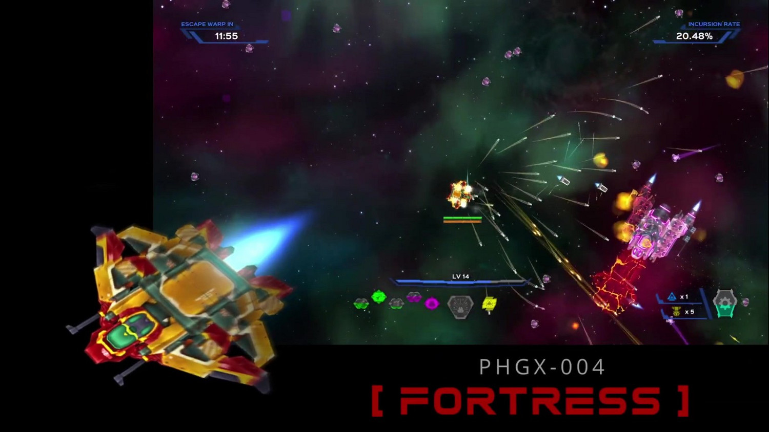 太空射擊遊戲《PhaigeX:超時空倖存者》面向PC公布