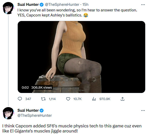 卡普空你太懂了！《惡靈古堡4重製版》阿什莉模型展示